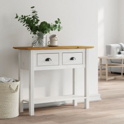 Sonata H Конзолна маса BODO кафява 91x35x74 см бор масив - Măsuțe de living