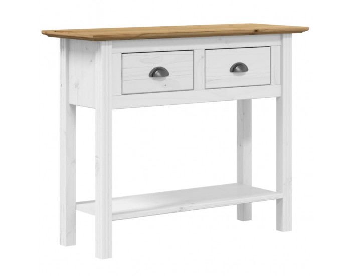 Sonata H Конзолна маса BODO кафява 91x35x74 см бор масив