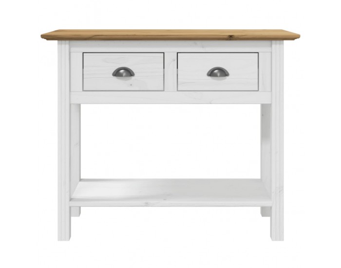 Sonata H Конзолна маса BODO кафява 91x35x74 см бор масив