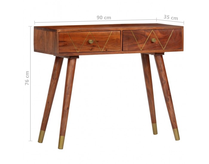 Sonata H Конзолна маса, 90x35x76 cм, акация масив