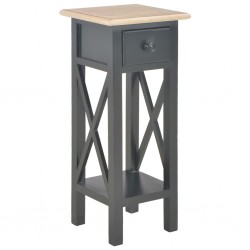 Sonata H Помощна маса, черна, 27x27x65,5 см, дървена - Măsuțe de living