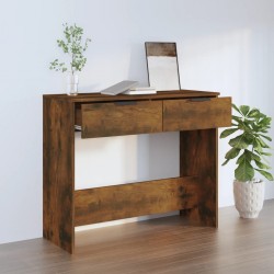 Sonata H Конзолна маса, опушен дъб, 90x36x75 см, инженерно дърво - Măsuțe de living