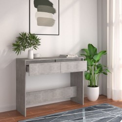 Sonata H Конзолна маса, бетонно сива, 100x35x76,5 см, инженерно дърво - Măsuțe de living