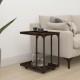 Sonata H Странична маса с колела опушен дъб 50x35x55,5см инженерно дърво