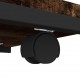 Sonata H Странична маса с колела опушен дъб 50x35x55,5см инженерно дърво