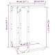 Sonata H Странична маса, кафяв дъб, 40x30x60 см, инженерно дърво