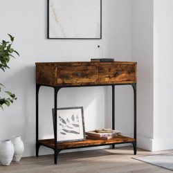 Sonata H Конзолна маса, опушен дъб, 75x34,5x75 см, инженерно дърво - Măsuțe de living