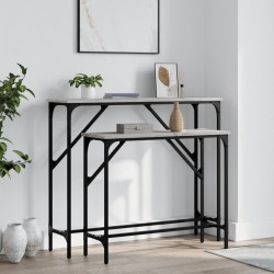 Sonata H Кафе маси, 2 бр, сив сонома, инженерно дърво - Măsuțe de living
