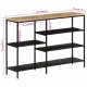 Sonata H Конзолна маса, 110x30x75 cм, мангово дърво масив и желязо