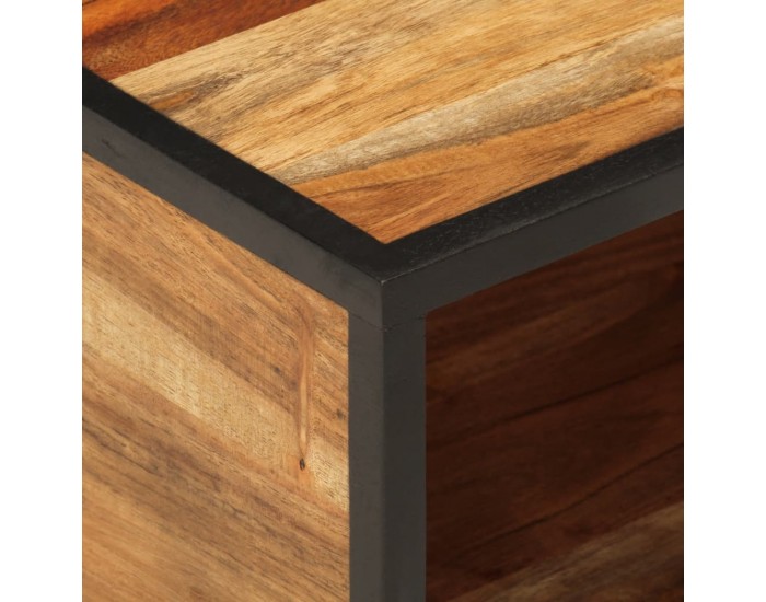 Sonata H Стенно нощно шкафче 35x35x20 см масивна акация