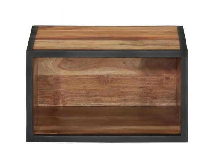 Sonata H Стенно нощно шкафче 35x35x20 см масивна акация
