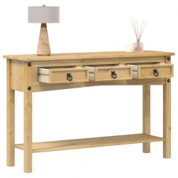 Sonata H Конзолна маса Corona 114x34,5x73 см борово дърво масив - Măsuțe de living