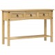 Sonata H Конзолна маса Corona 114x34,5x73 см борово дърво масив