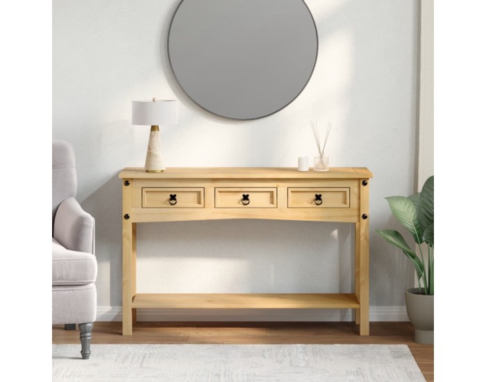 Sonata H Конзолна маса Corona 114x34,5x73 см борово дърво масив