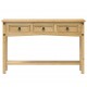 Sonata H Конзолна маса Corona 114x34,5x73 см борово дърво масив