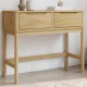 Sonata H Конзолна маса FLORO восъчнокафява 89,5x36,5x73 см бор масив
