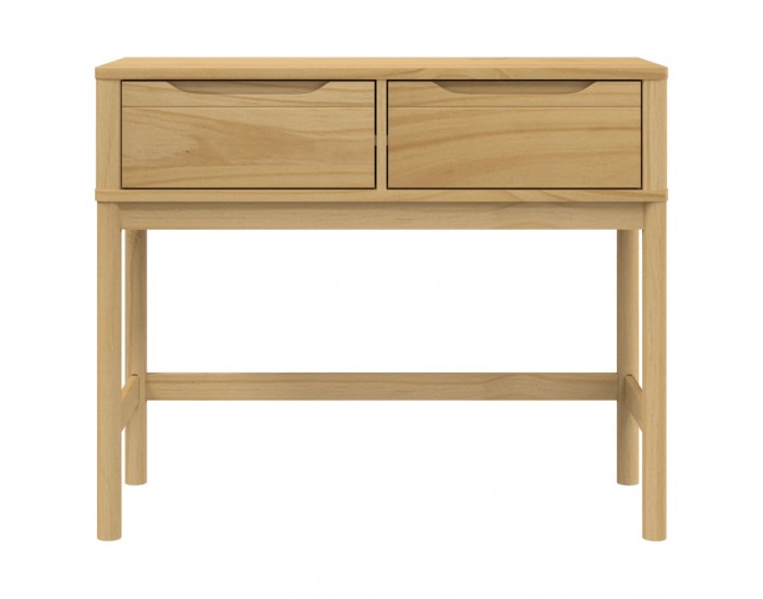 Sonata H Конзолна маса FLORO восъчнокафява 89,5x36,5x73 см бор масив