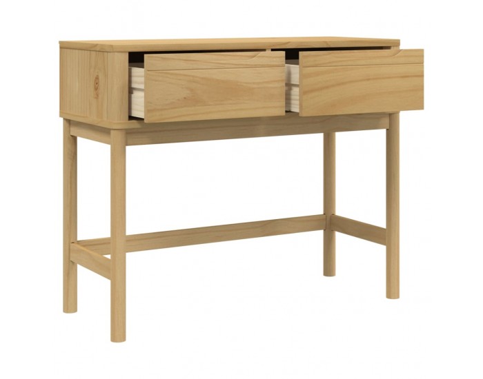 Sonata H Конзолна маса FLORO восъчнокафява 89,5x36,5x73 см бор масив