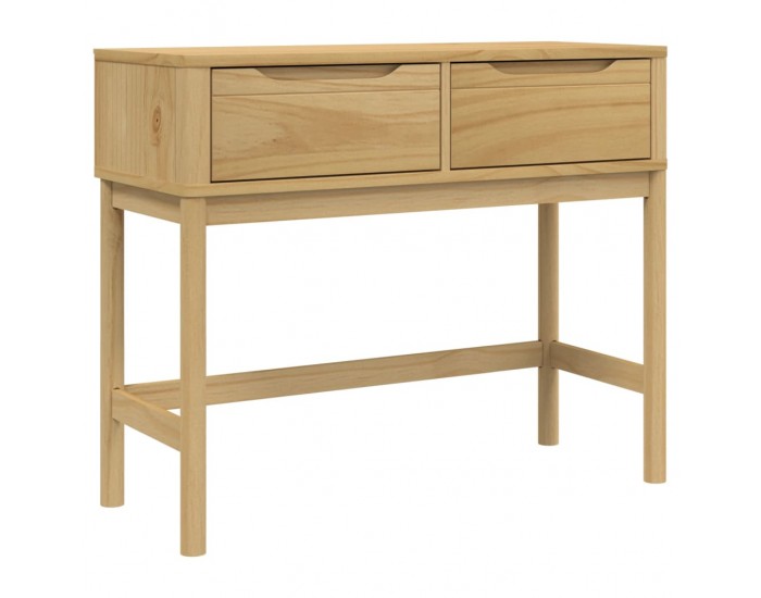 Sonata H Конзолна маса FLORO восъчнокафява 89,5x36,5x73 см бор масив