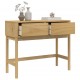 Sonata H Конзолна маса FLORO восъчнокафява 89,5x36,5x73 см бор масив