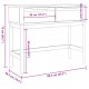 Sonata H Конзолна маса FLORO восъчнокафява 89,5x36,5x73 см бор масив