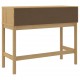 Sonata H Конзолна маса FLORO восъчнокафява 89,5x36,5x73 см бор масив