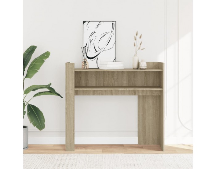 Sonata H Конзолна маса, дъб сонома, 100x35x90 см, инженерно дърво