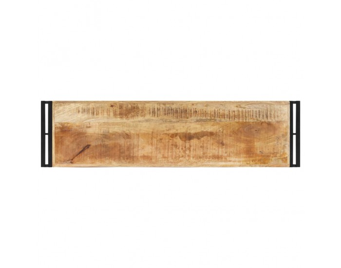 Sonata H Конзолна маса, сива, 120x30x75 cм, грубо мангово дърво