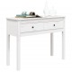 Sonata H Конзолна маса бяла 100 x 35 x 75 см борово дърво масив