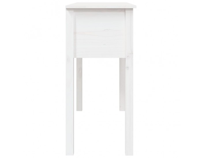 Sonata H Конзолна маса бяла 100 x 35 x 75 см борово дърво масив