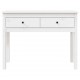 Sonata H Конзолна маса бяла 100 x 35 x 75 см борово дърво масив