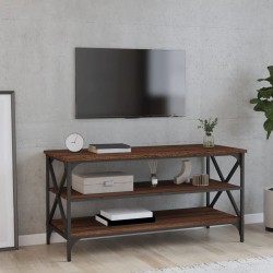 Sonata H ТВ шкаф, кафяв дъб, 100x40x50 см, инженерно дърво - Măsuțe de living