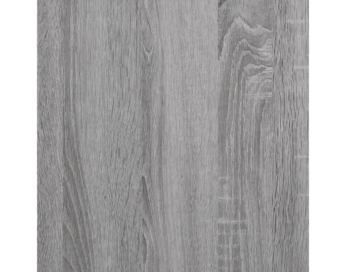 Sonata H Странична маса с колела сив сонома 50x35x55,5см инженерно дърво