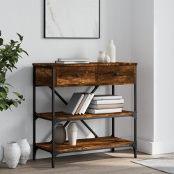 Sonata H Конзолна маса, опушен дъб, 75x34,5x75 см, инженерно дърво - Măsuțe de living