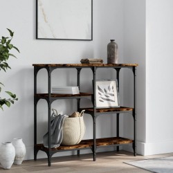 Sonata H Конзолна маса опушен дъб 80x29x75 см инженерно дърво - Măsuțe de living