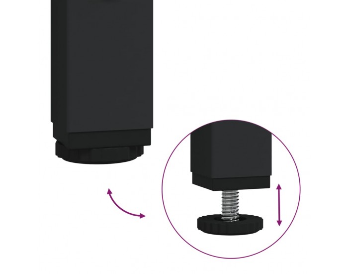 Sonata H Конзолна маса, опушен дъб, 150x29x75 см, инженерно дърво