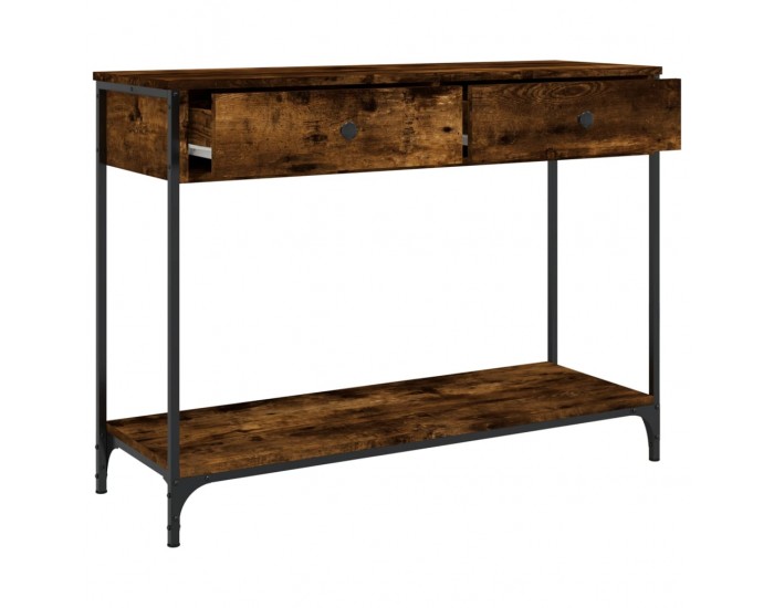 Sonata H Конзолна маса, опушен дъб, 100x34,5x75 см, инженерно дърво