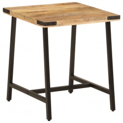Sonata H Помощна маса 45x45x50 см масивно дърво манго и желязо - Măsuțe de living