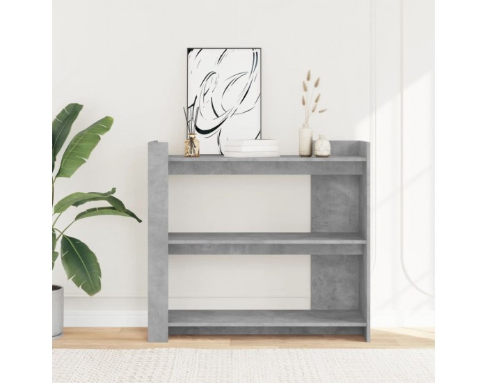 Sonata H Конзолна маса, бетонно сива, 100x35x90 см, инженерно дърво