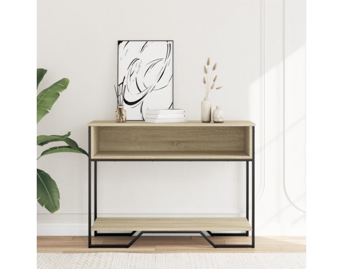 Sonata H Конзолна маса, дъб сонома, 100x35x74,5 см, инженерно дърво