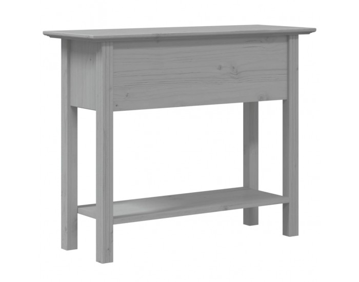 Sonata H Конзолна маса BODO сива 91x35x74 см бор масив