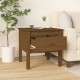 Sonata H Странични масички 2 бр меденокафяви 50x50x49 см бор масив