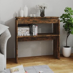 Sonata H Конзолна маса, опушен дъб, 80x30x80 см, инженерно дърво - Măsuțe de living