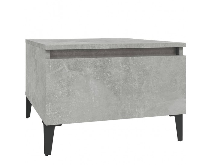 Sonata Mese laterale, 2 buc., gri beton, 50x46x35 cm, lemn compozit
