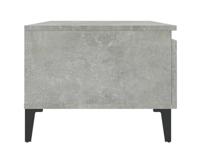 Sonata Mese laterale, 2 buc., gri beton, 50x46x35 cm, lemn compozit