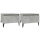 Sonata Mese laterale, 2 buc., gri beton, 50x46x35 cm, lemn compozit
