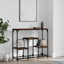 Sonata H Конзолна маса, опушен дъб, 89,5x28x76 см, инженерно дърво - Măsuțe de living