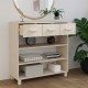 Sonata H Конзолна маса HAMAR меденокафява 90x35x90 см борово дърво масив