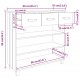 Sonata H Конзолна маса HAMAR меденокафява 90x35x90 см борово дърво масив