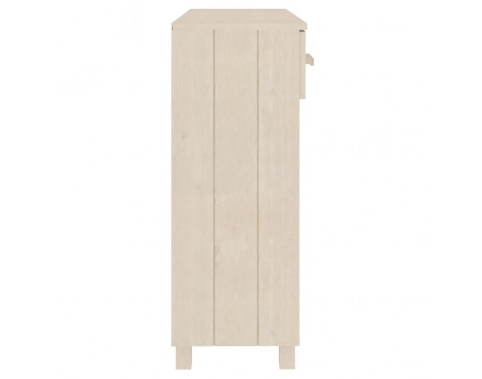 Sonata H Конзолна маса HAMAR меденокафява 90x35x90 см борово дърво масив